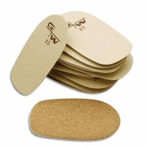 Cork Heel Lifts (Sold in 3 Packs)
