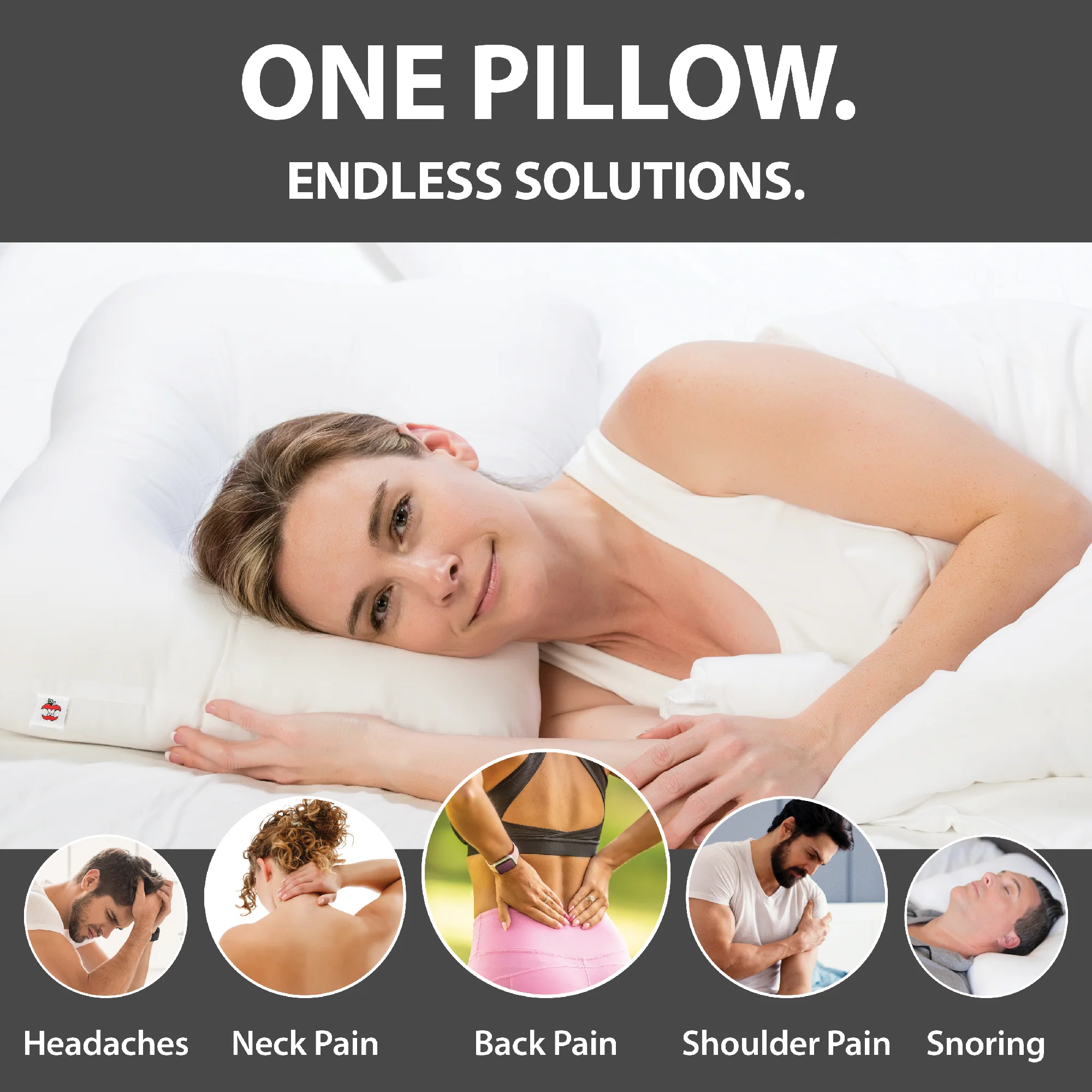 D-Core Cervical Support Pillow - Midsize D-Core Cervical Support Pillow - Midsize