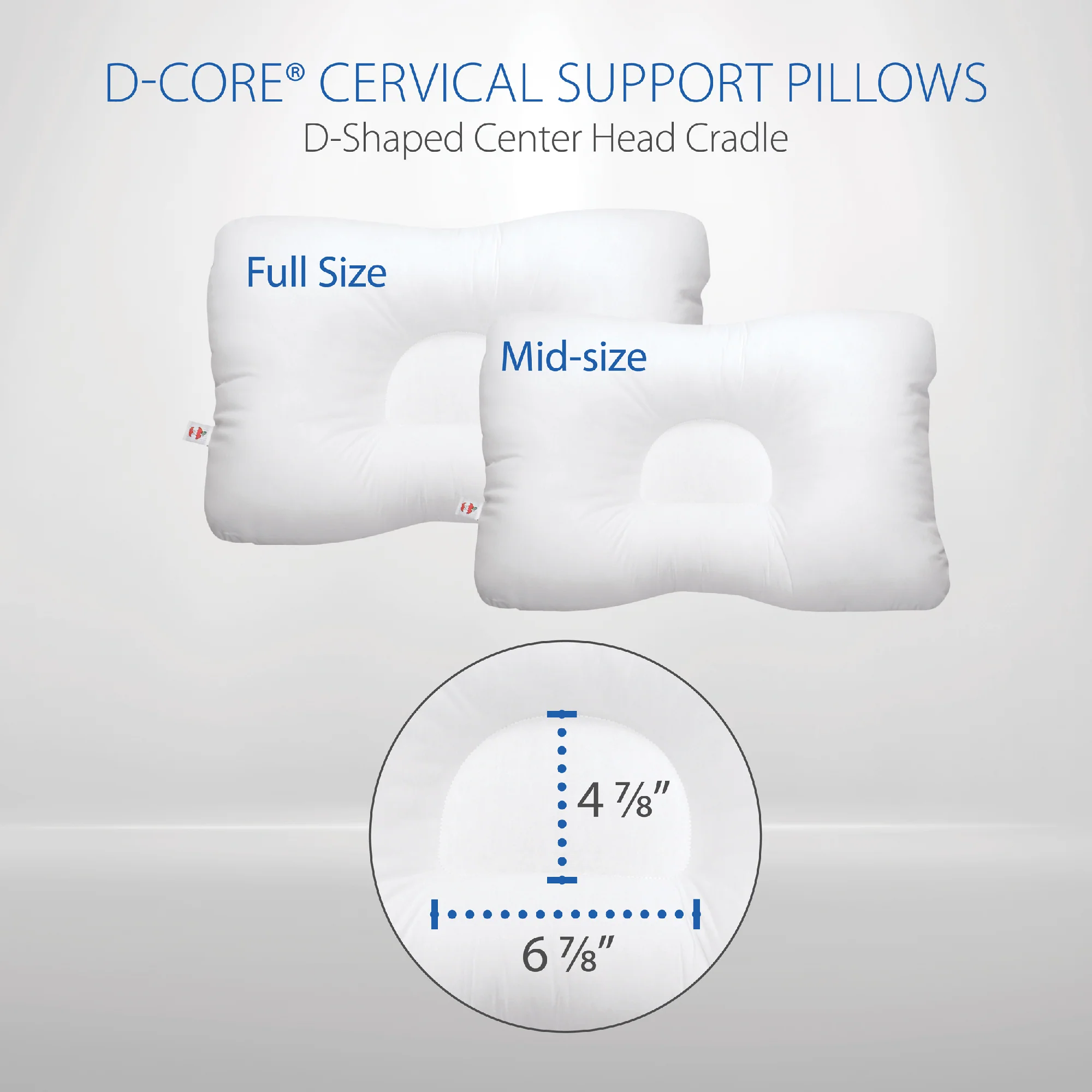 D-Core Cervical Support Pillow - Midsize D-Core Cervical Support Pillow - Midsize