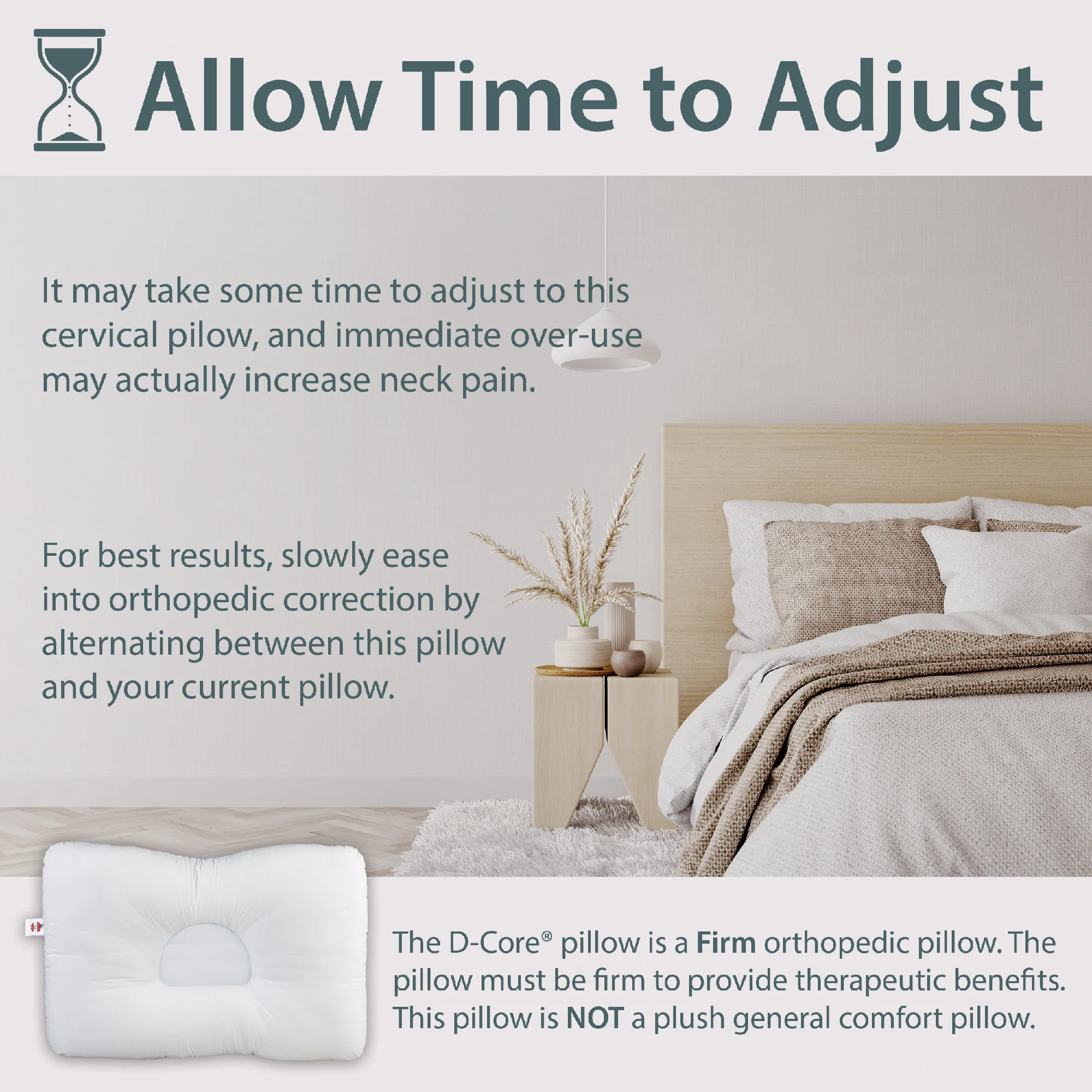 D-Core Cervical Support Pillow - Midsize D-Core Cervical Support Pillow - Midsize