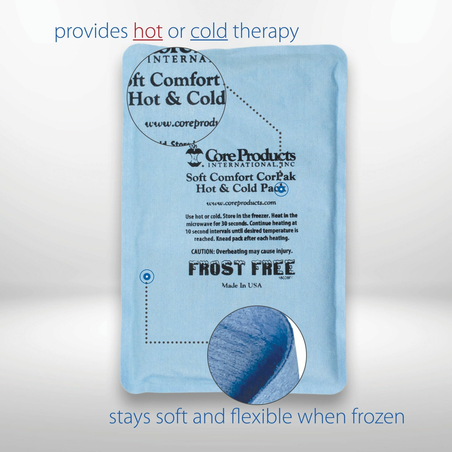 Soft Comfort CorPak Hot & Cold Therapy Pack - 6" x 10" Soft Comfort CorPak Hot & Cold Therapy Pack - 6" x 10"