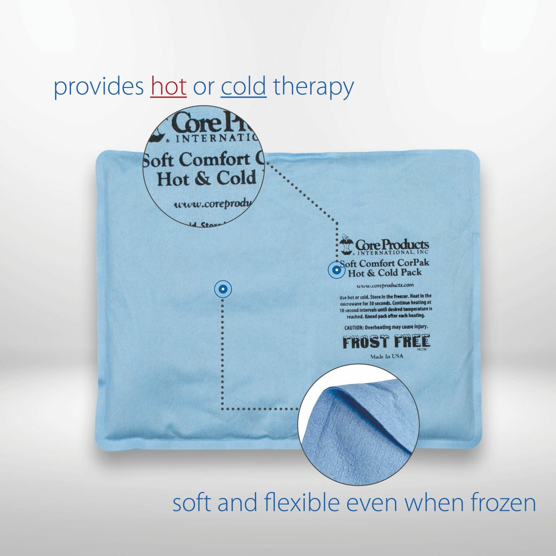 Soft Comfort CorPak Hot & Cold Therapy Pack - XLarge 12.5 x 18.5 inch Soft Comfort CorPak Hot & Cold Therapy Pack - XLarge 12.5 x 18.5 inch