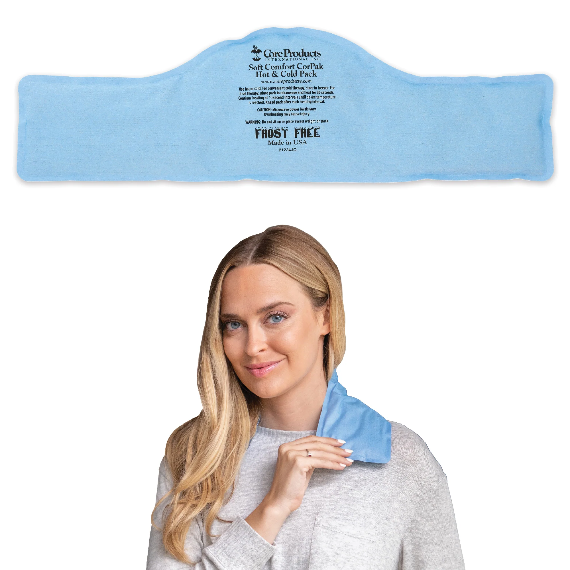 Soft Comfort CorPak Hot & Cold Therapy Pack - Cervical 6" x 20" Soft Comfort CorPak Hot & Cold Therapy Pack - Cervical 6" x 20"