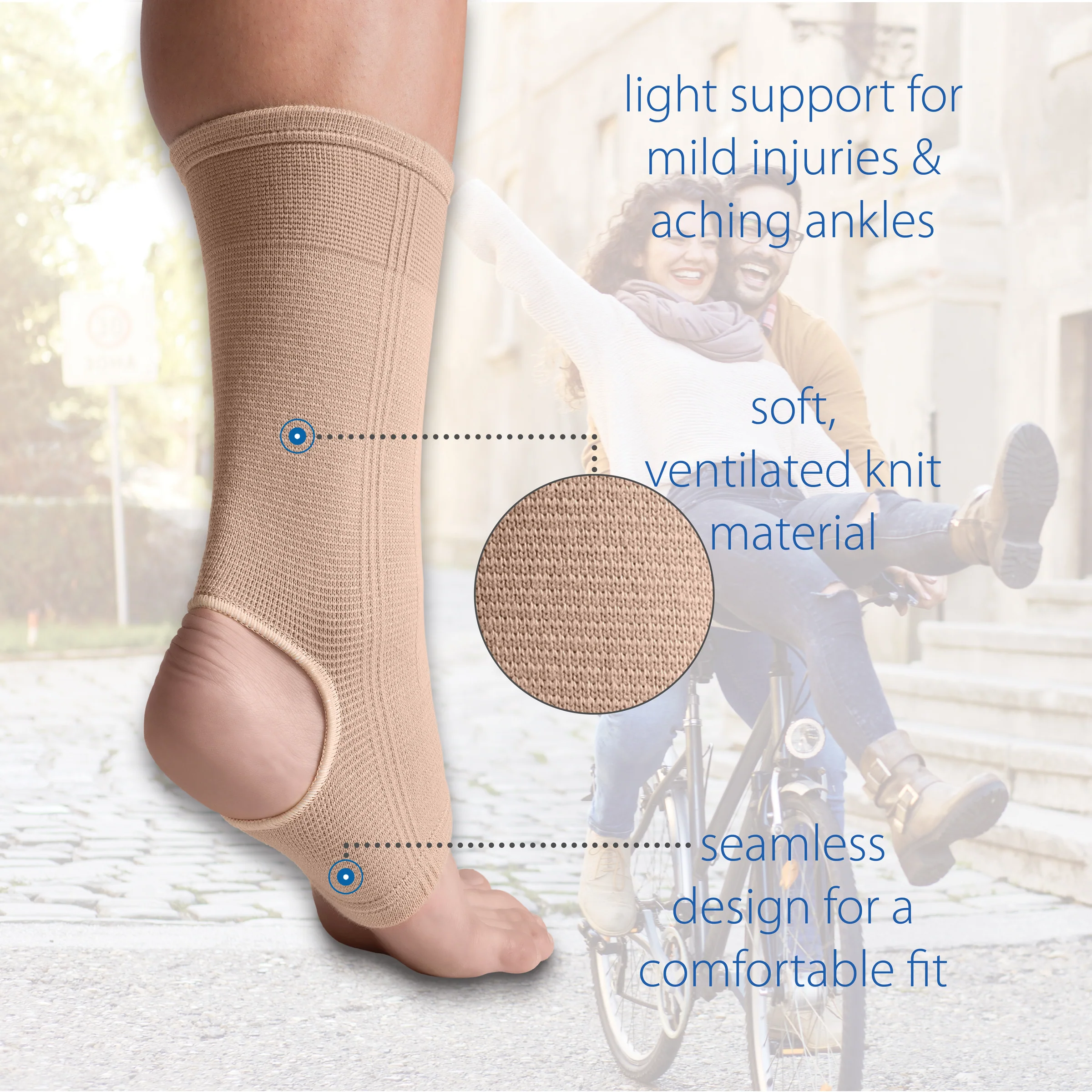 Swede-O Elastic Ankle Support Sleeve Swede-O Elastic Ankle Support Sleeve