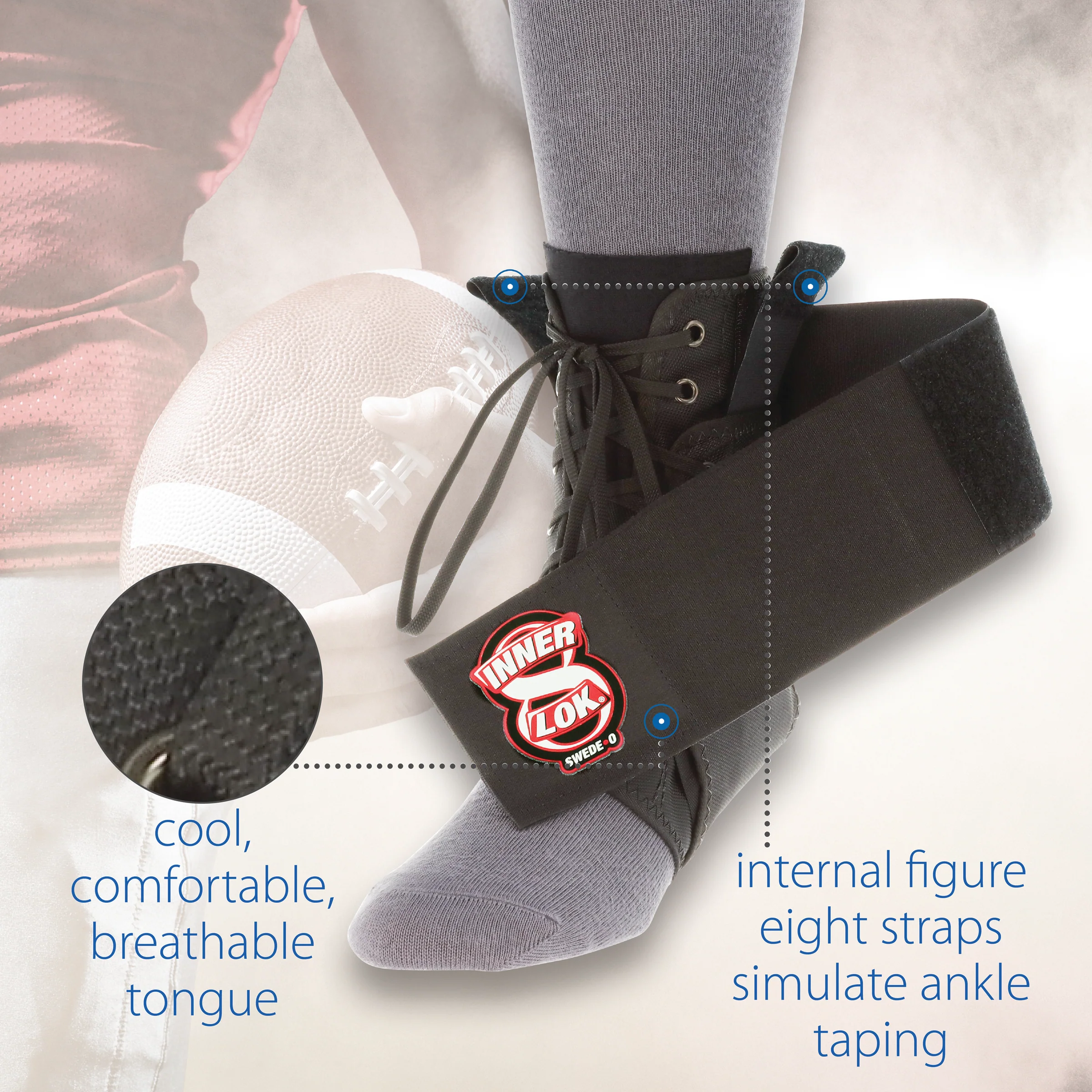 Swede-O Inner Lok 8 Ankle Brace Swede-O Inner Lok 8 Ankle Brace