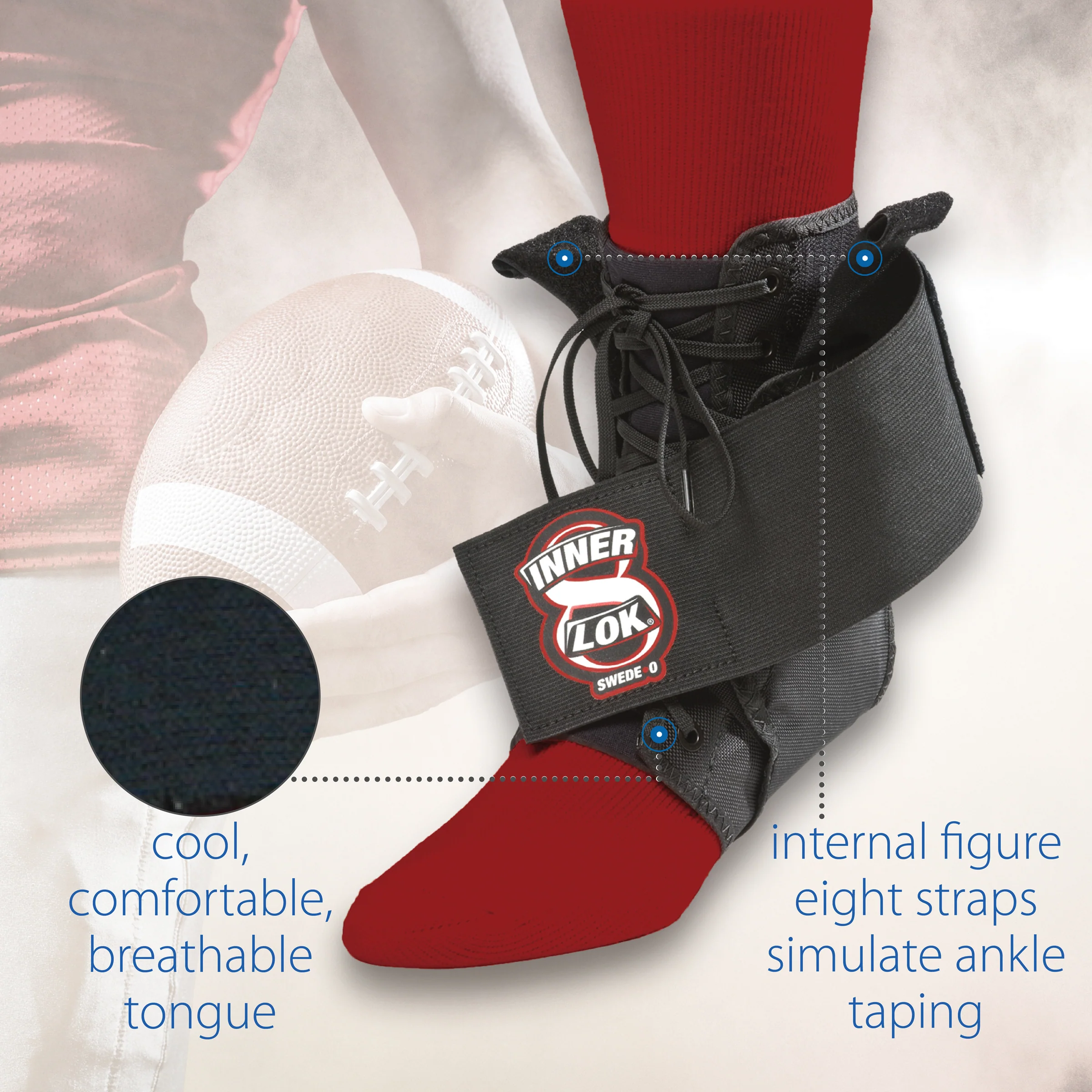 Swede-O Inner Lok 8 Ankle Brace Swede-O Inner Lok 8 Ankle Brace