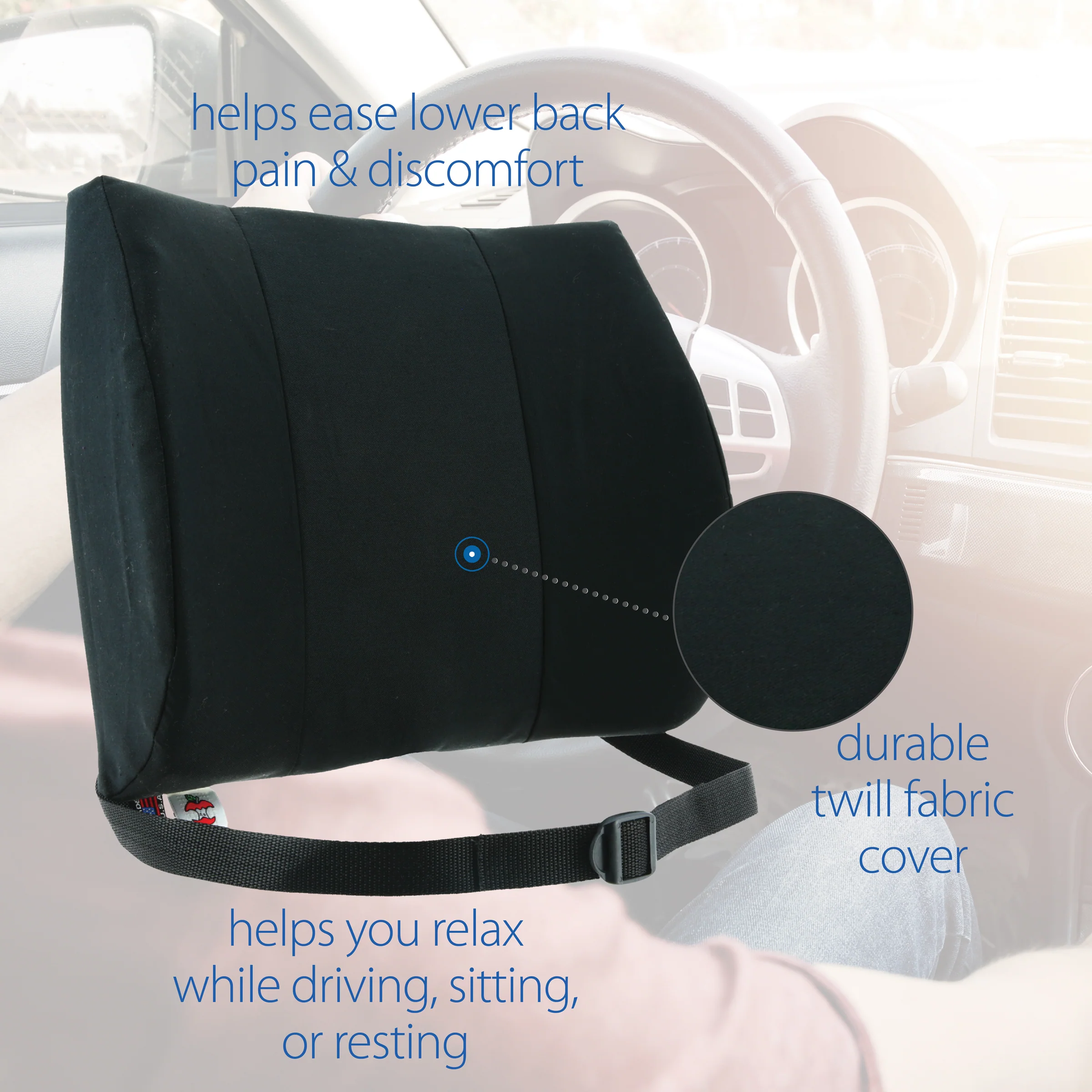 Sitback Rest Lumbar Support Cushion Sitback Rest Lumbar Support Cushion