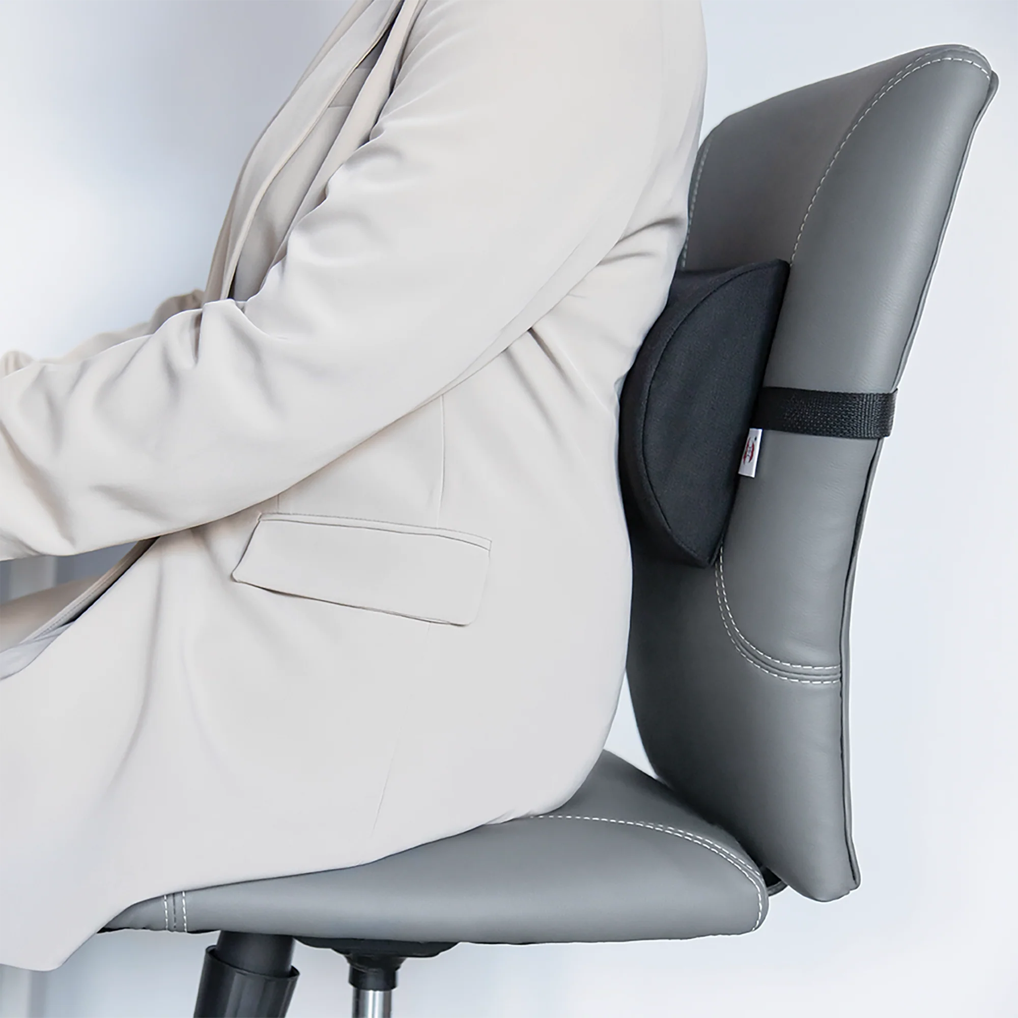 Luniform D-Shaped Lumbar Support Cushion Luniform D-Shaped Lumbar Support Cushion