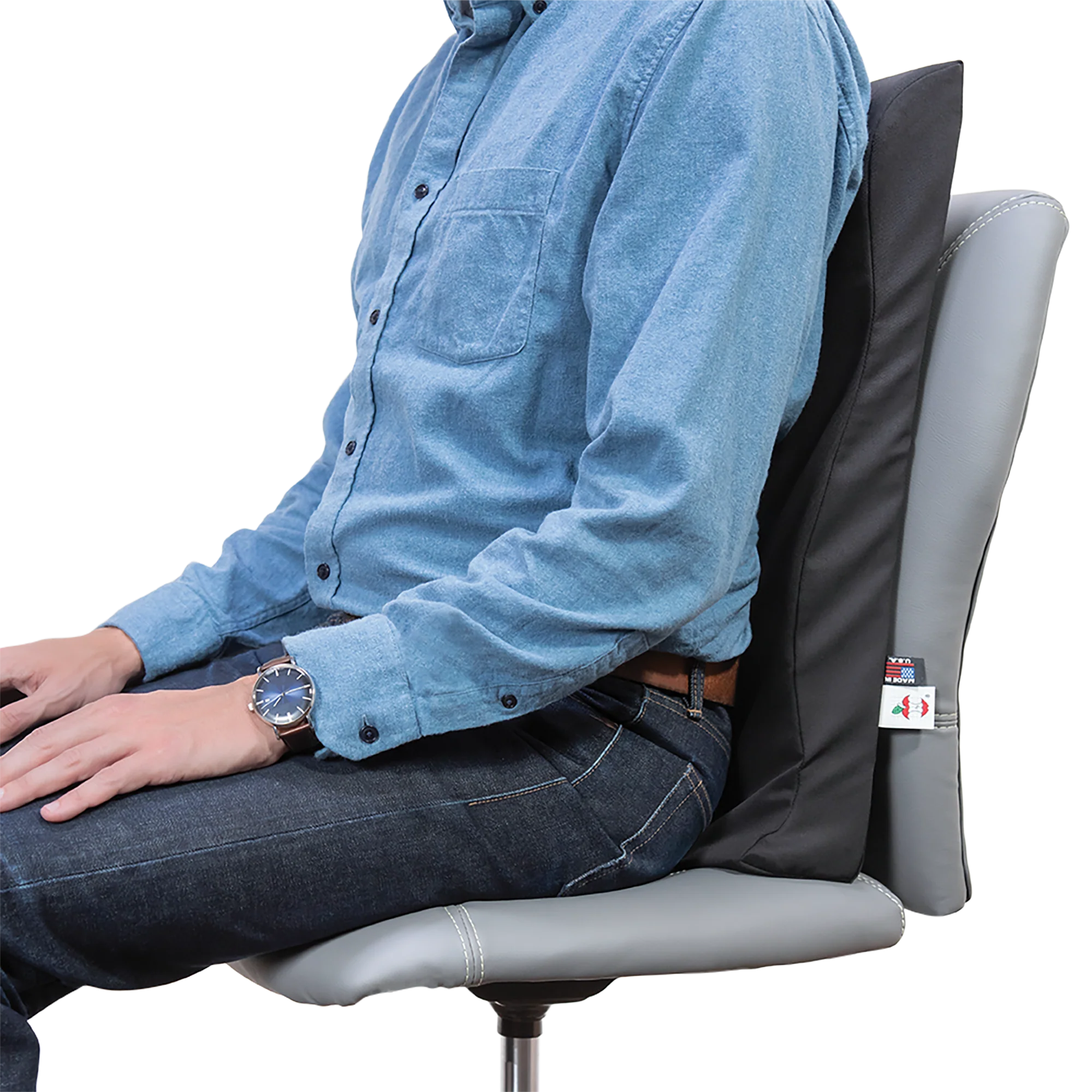 Hibak Rest Lumbar Support Cushion for Office Chair Hibak Rest Lumbar Support Cushion for Office Chair