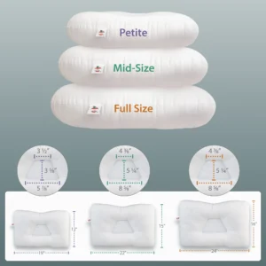 Mid-Core Mid Size Tri-Core Cervical Support Pillow
