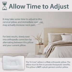 Mid-Core Mid Size Tri-Core Cervical Support Pillow