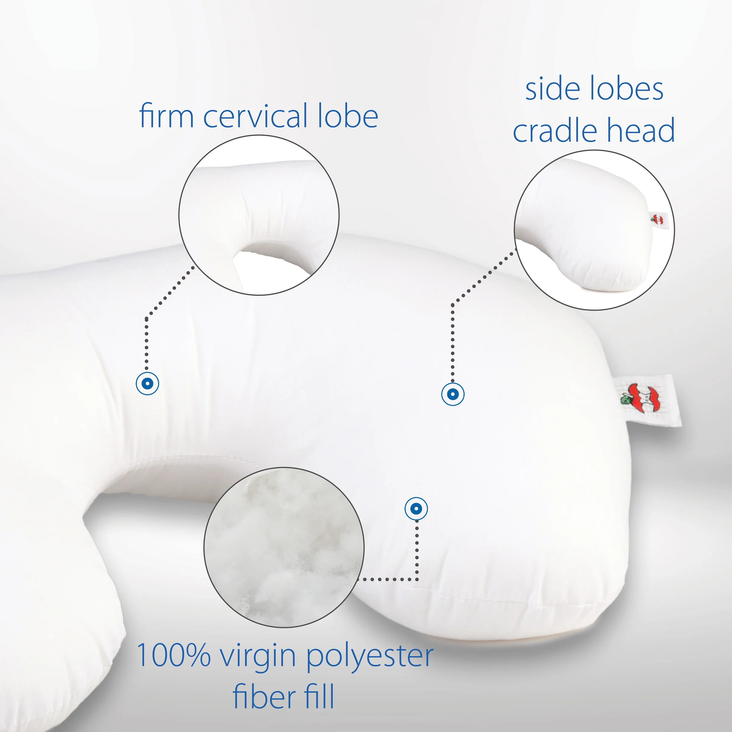 Travel Core® Cervical Support Pillow Travel Core® Cervical Support Pillow