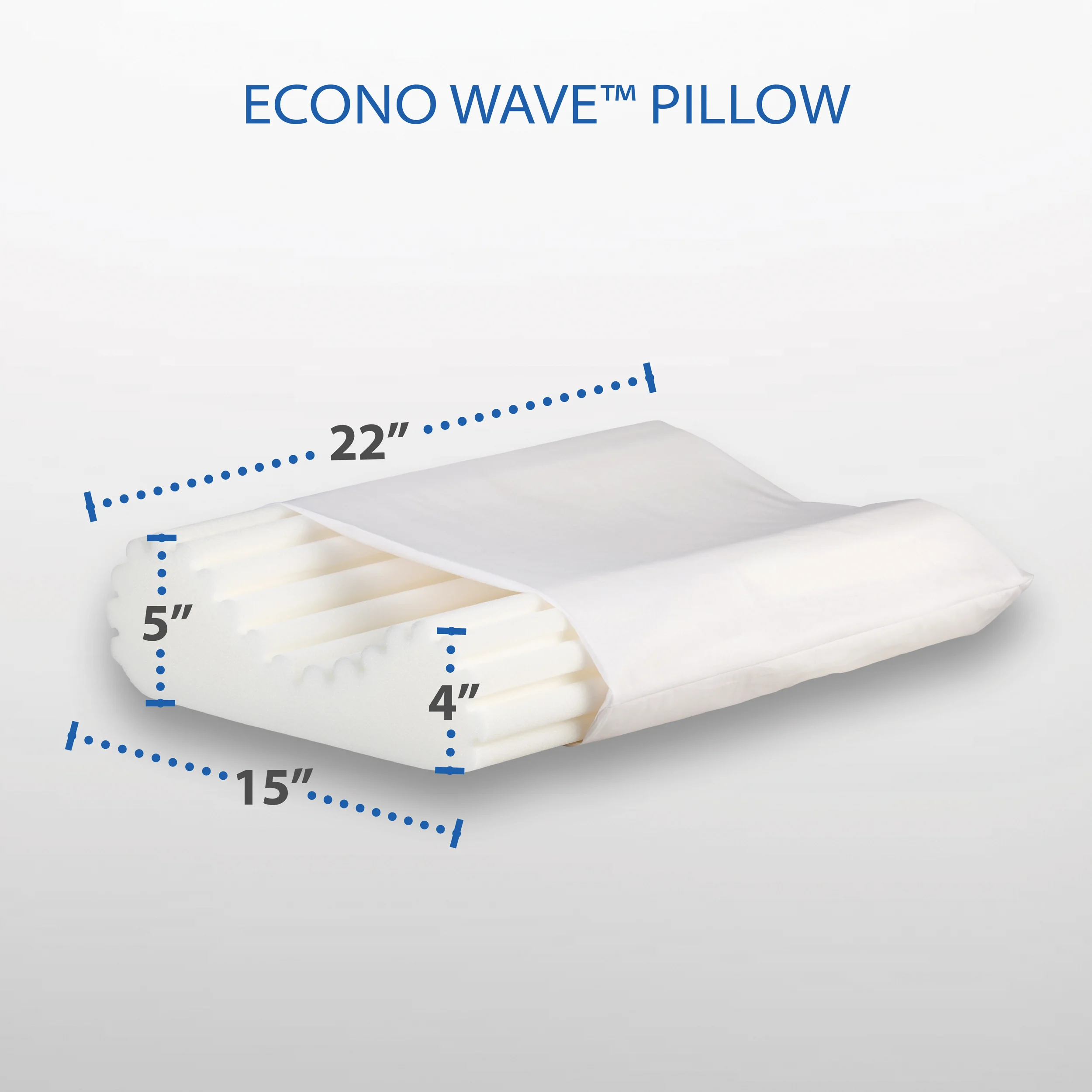 Econo Wave Cervical Pillow Econo Wave Cervical Pillow