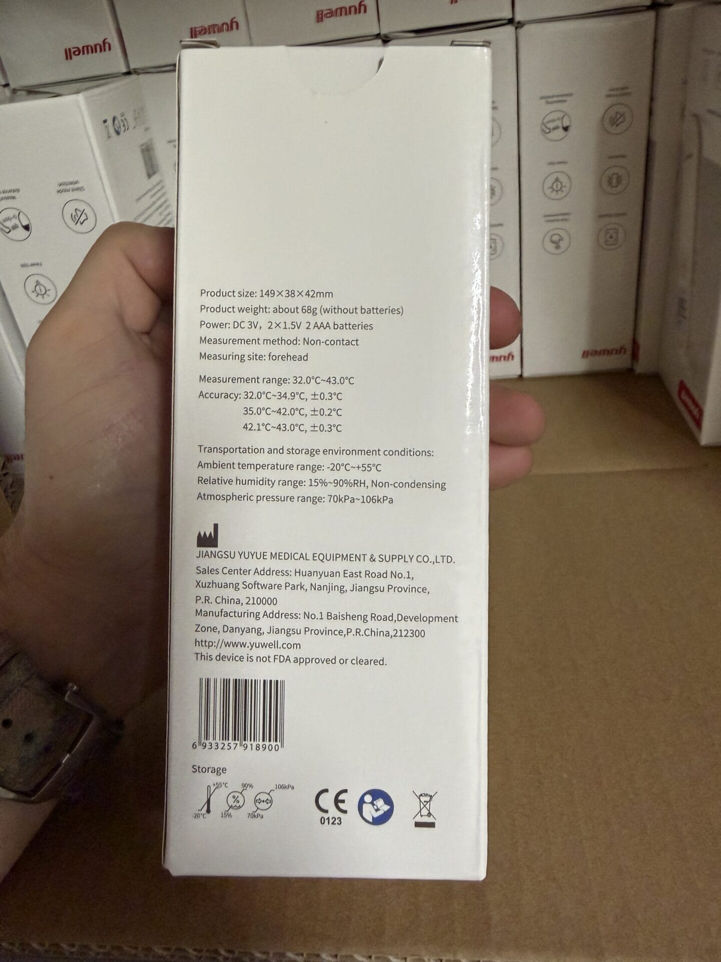 Infrared Forehead Non-Touch Thermometer Infrared Forehead Non-Touch Thermometer