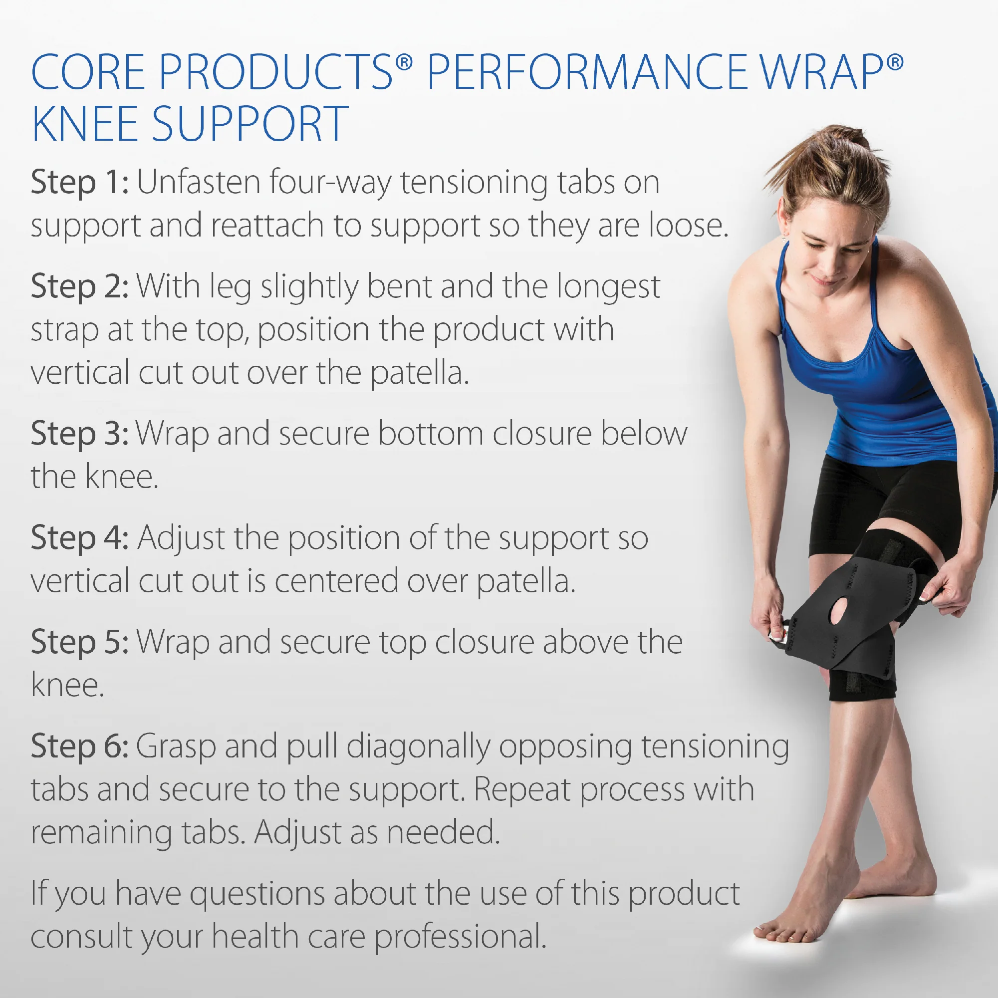 Performance Wrap™ Knee Support Performance Wrap™ Knee Support