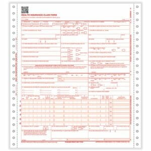 HCFA Continuous Printer Forms (1-Part or 2-Part)