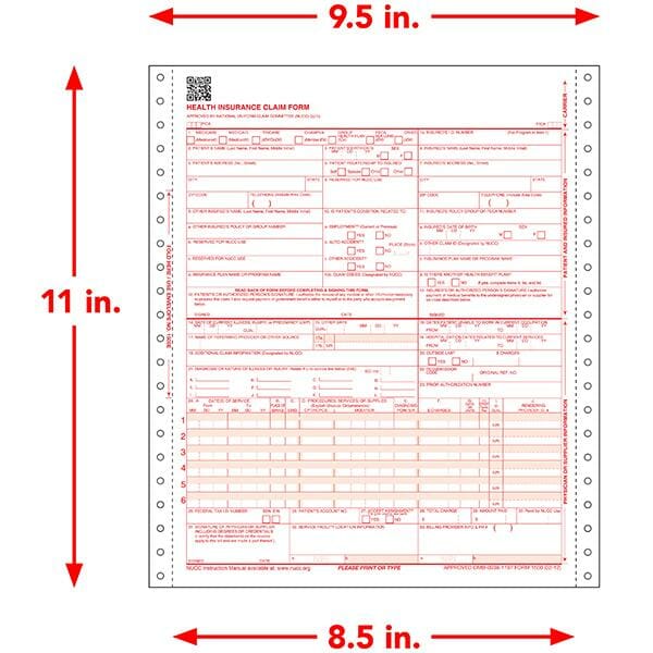 HCFA Continuous Printer Forms (1-Part or 2-Part) HCFA Continuous Printer Forms (1-Part or 2-Part)