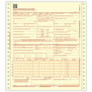 HCFA Continuous Printer Forms (1-Part or 2-Part)