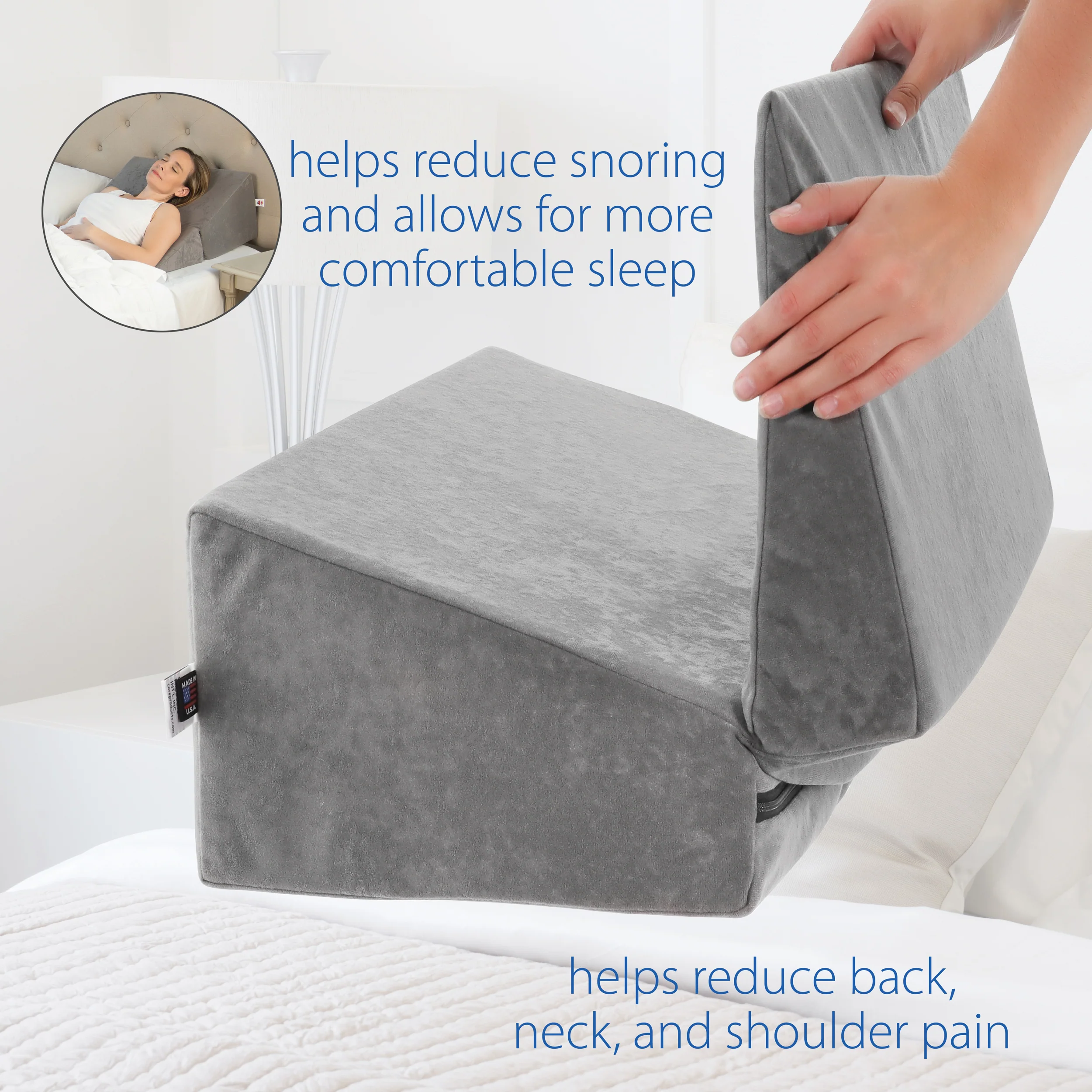 Bed Wedge, Foam Incline Cushion for Acid Reflux Bed Wedge, Foam Incline Cushion for Acid Reflux
