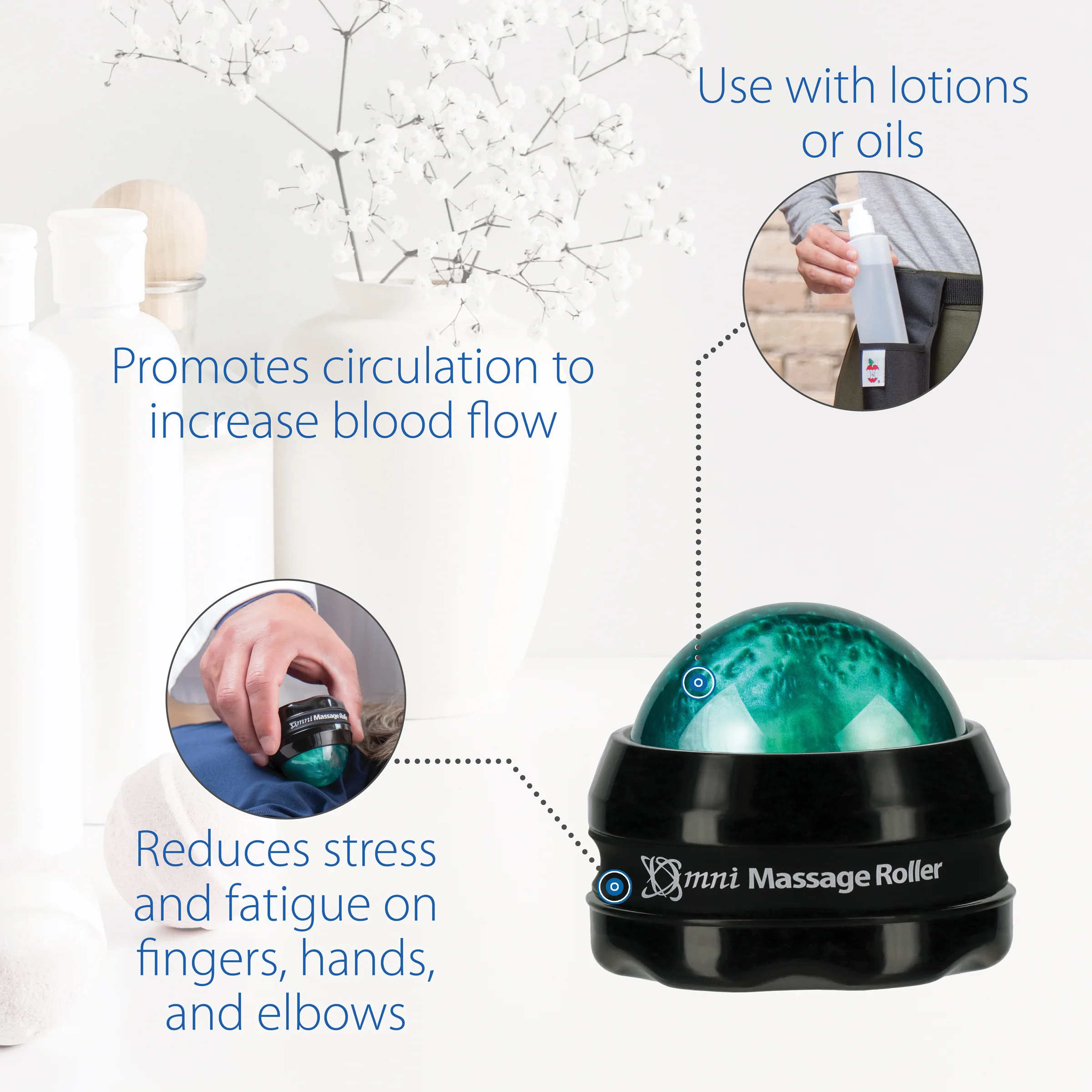 Omni Massage Rollers - Single or Display Omni Massage Rollers - Single or Display