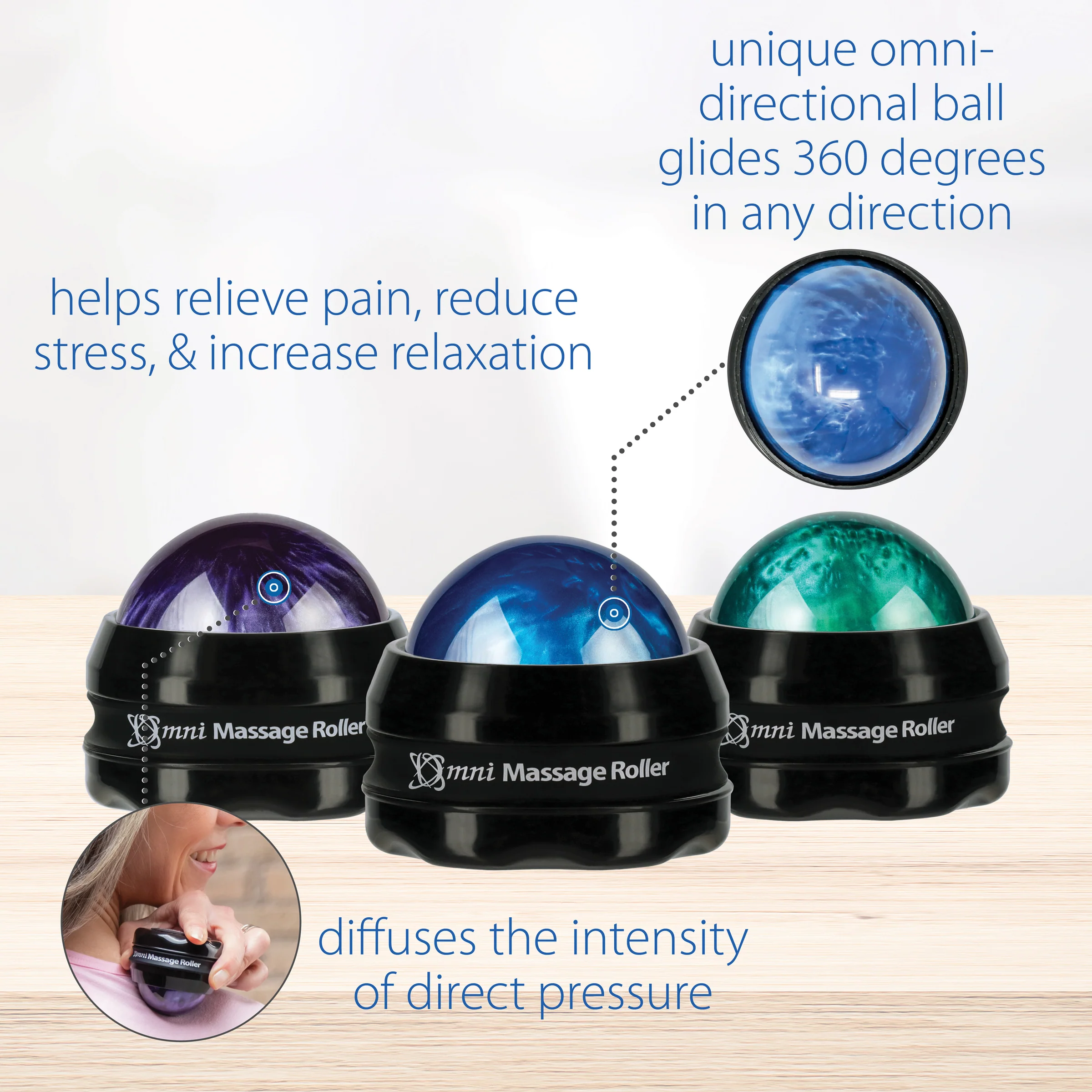 Omni Massage Rollers - Single or Display Omni Massage Rollers - Single or Display