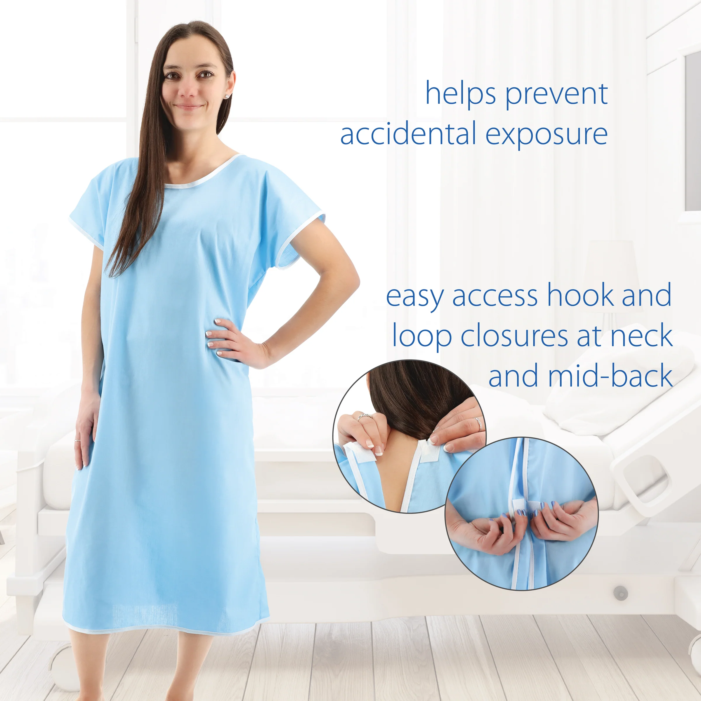 Blue Patient Gowns Blue Patient Gowns