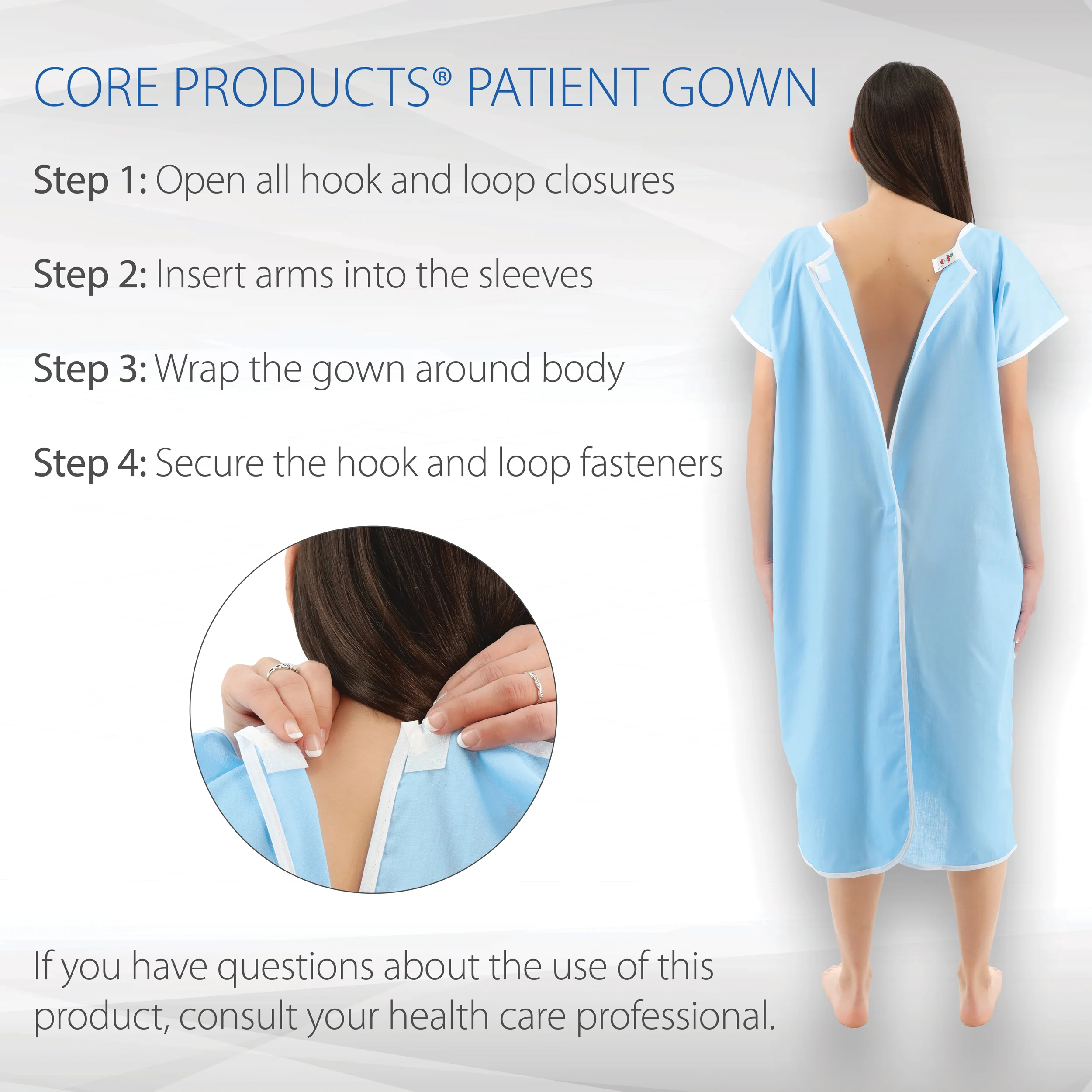 Blue Patient Gowns Blue Patient Gowns