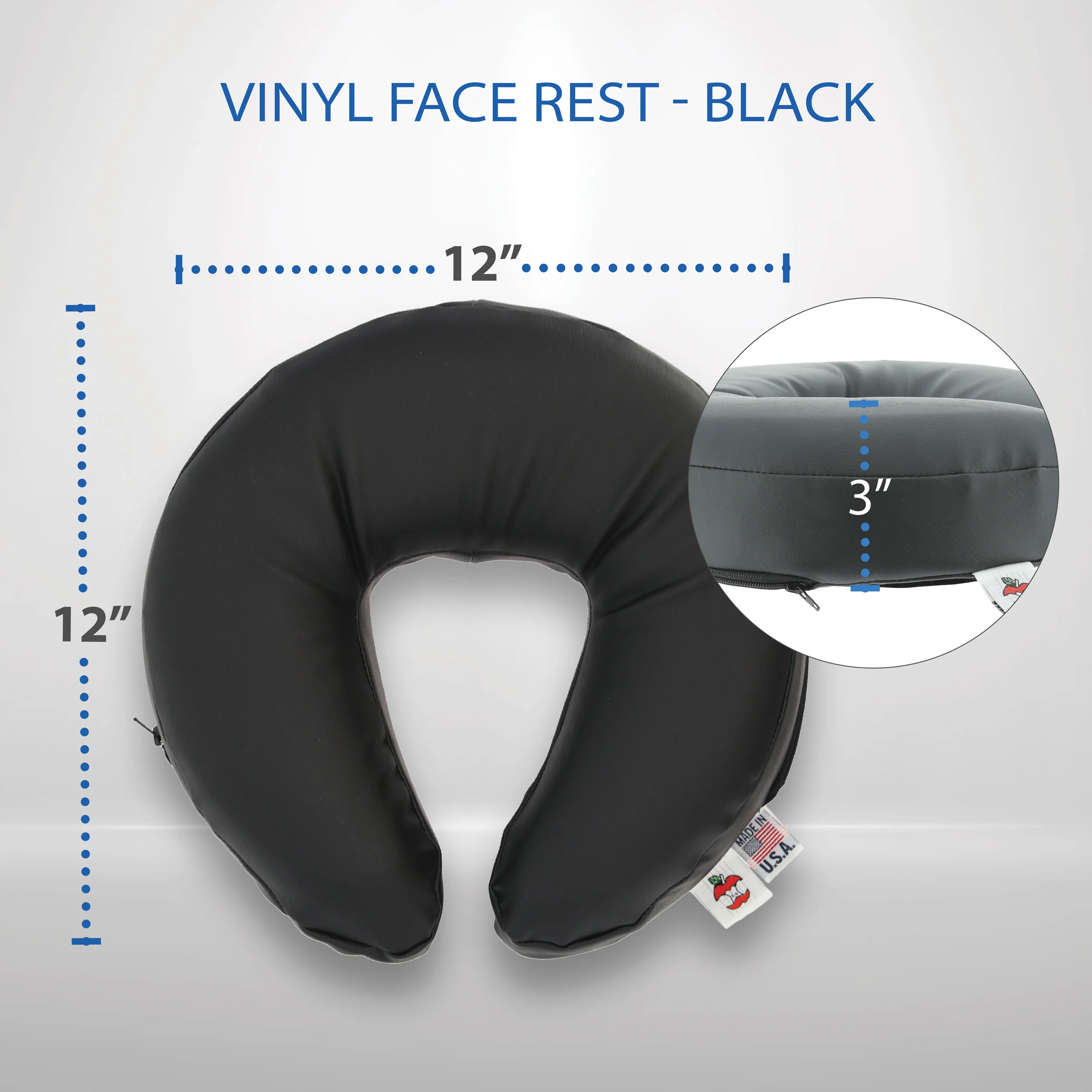 Vinyl Memory Foam Face Cradle Vinyl Memory Foam Face Cradle