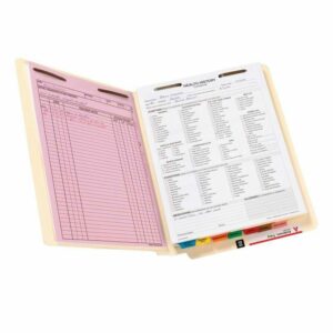 End Tab Fastener File Folders with Shelf-Master® Reinforced Straight-Cut Tab