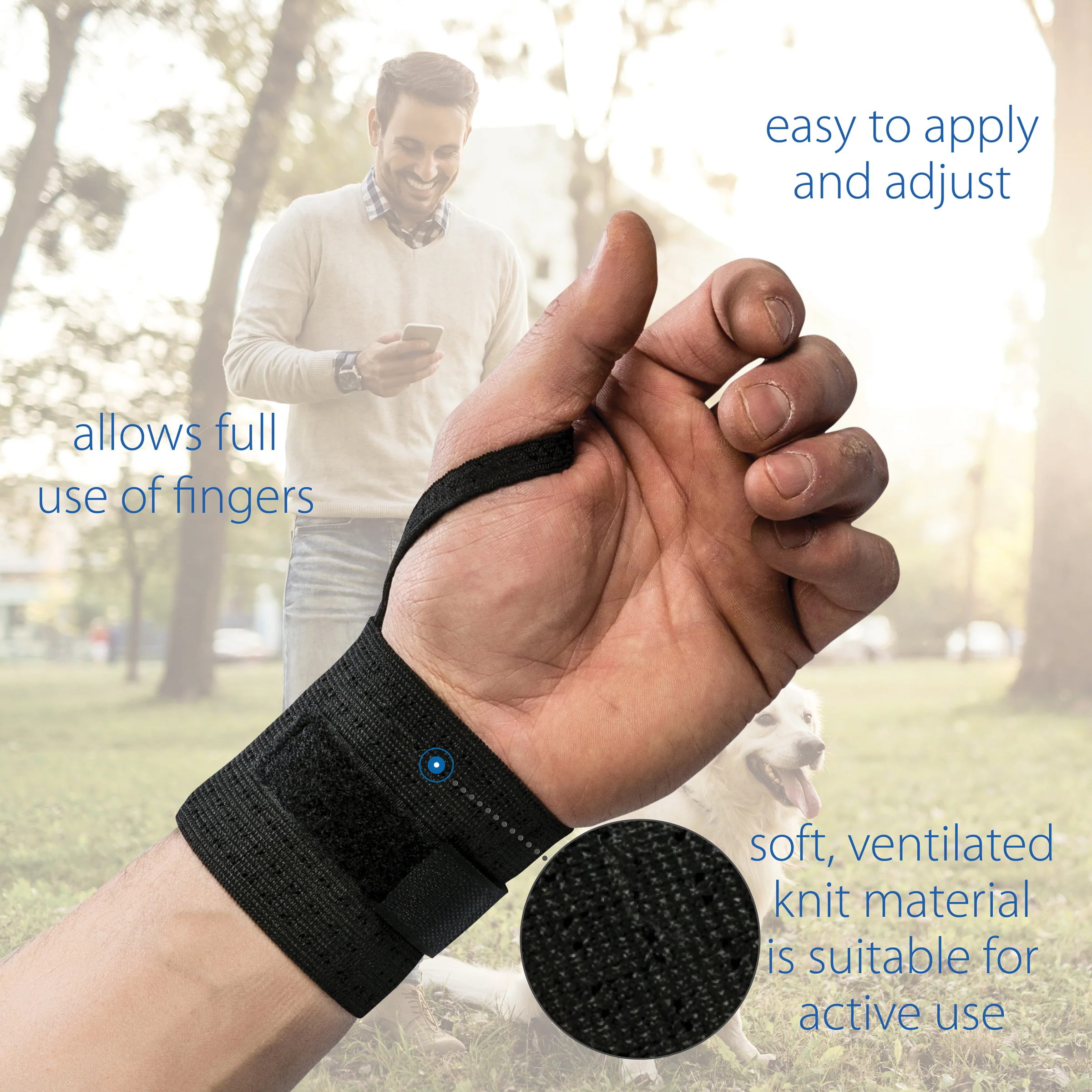 Swede-O Universal Wrist Wrap with Thumb Loop Swede-O Universal Wrist Wrap with Thumb Loop