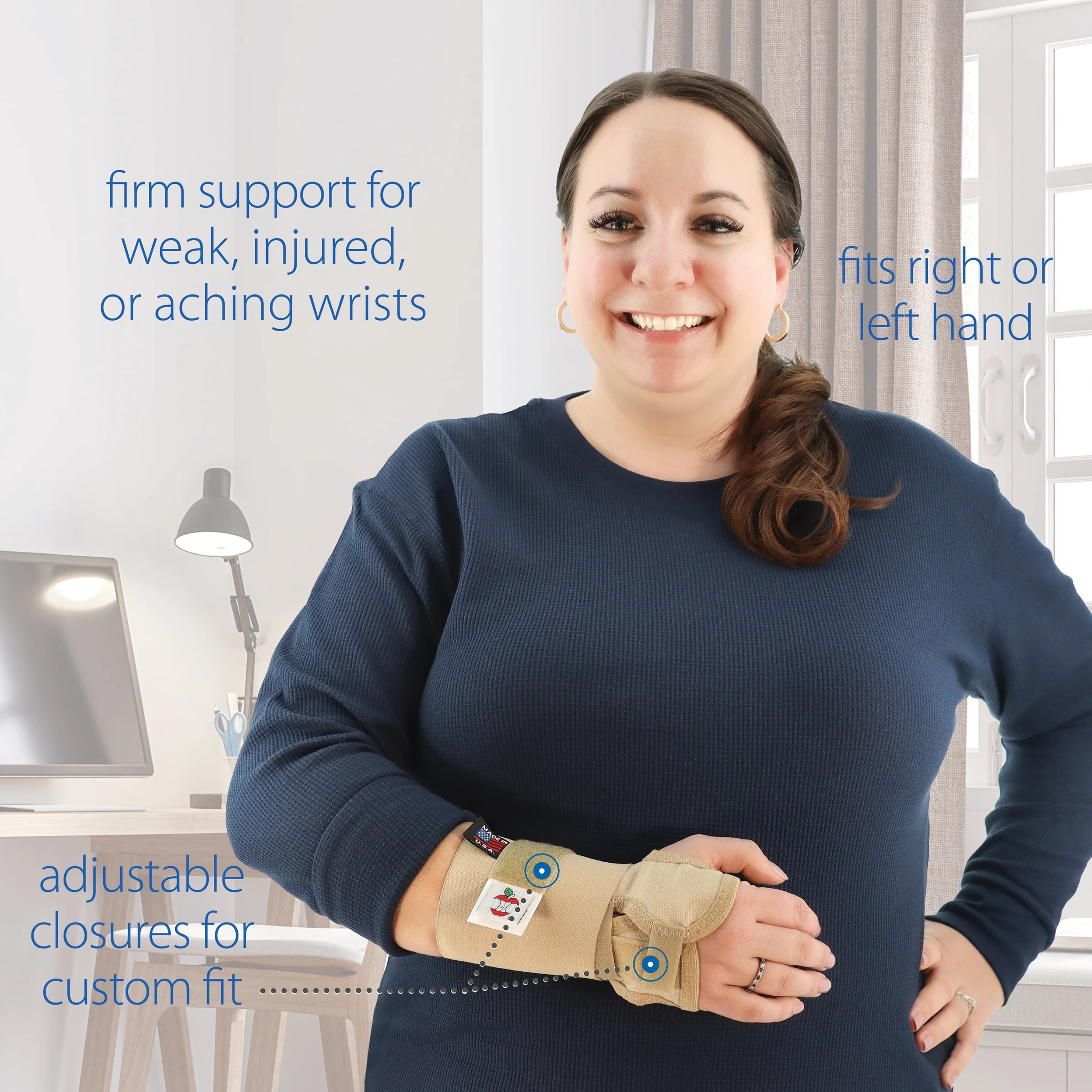 Swede-O® Adjustable Bilateral Wrist Brace Swede-O® Adjustable Bilateral Wrist Brace