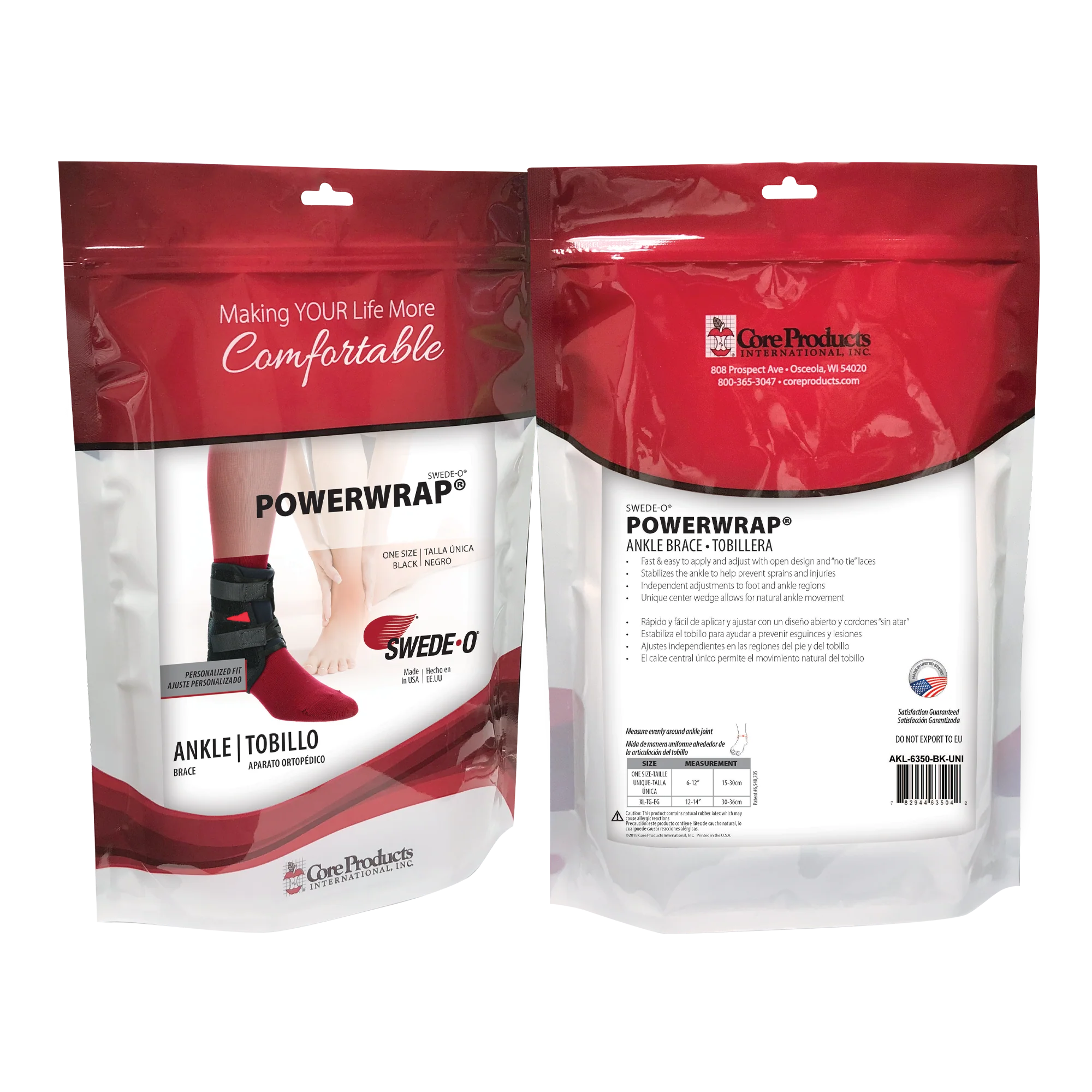 Swede-O PowerWrap Ankle Brace Swede-O PowerWrap Ankle Brace