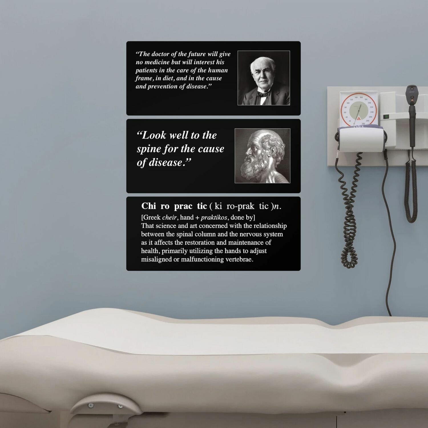 Chiropractic Quotes - Removable Wall Graphic Chiropractic Quotes - Removable Wall Graphic