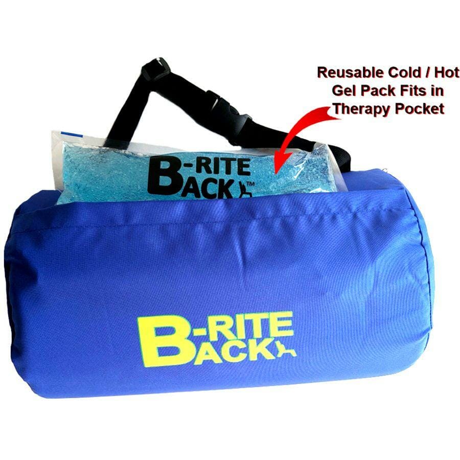 B-Rite Back Portable Lumbar Support Cushion (Ice Pack Sold Separately) B-Rite Back Portable Lumbar Support Cushion (Ice Pack Sold Separately)