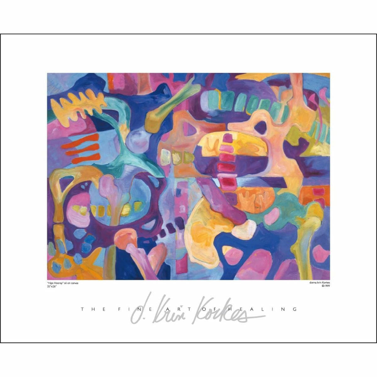 Hips Hooray Art Print - Fine Art of Healing Series Hips Hooray Art Print - Fine Art of Healing Series