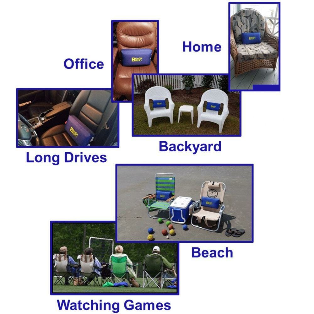 B-Rite Back Portable Lumbar Support Cushion (Ice Pack Sold Separately) B-Rite Back Portable Lumbar Support Cushion (Ice Pack Sold Separately)