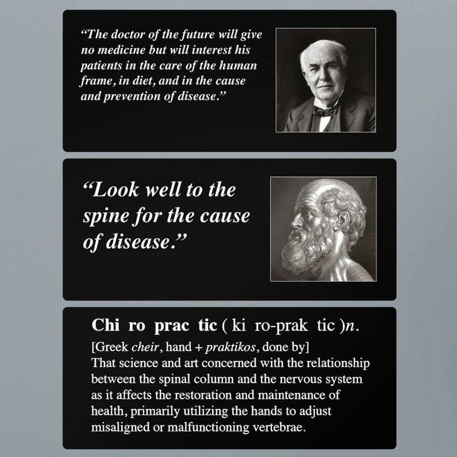 Chiropractic Quotes - Removable Wall Graphic Chiropractic Quotes - Removable Wall Graphic