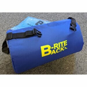 B-Rite Back Portable Lumbar Support Cushion (Ice Pack Sold Separately)