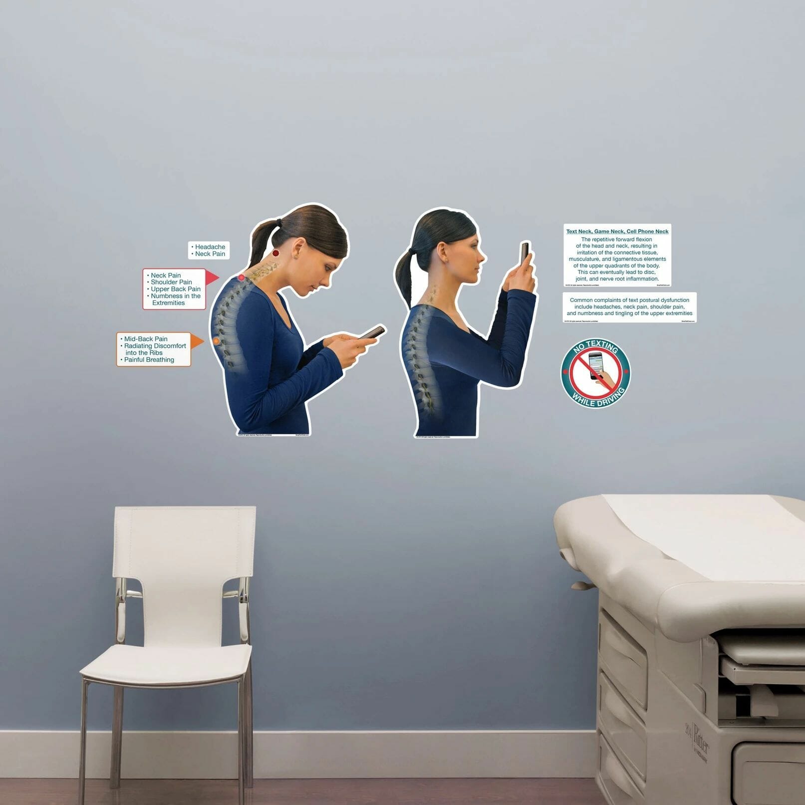 Text Posture Dysfunction - Removable Wall Graphic Text Posture Dysfunction - Removable Wall Graphic
