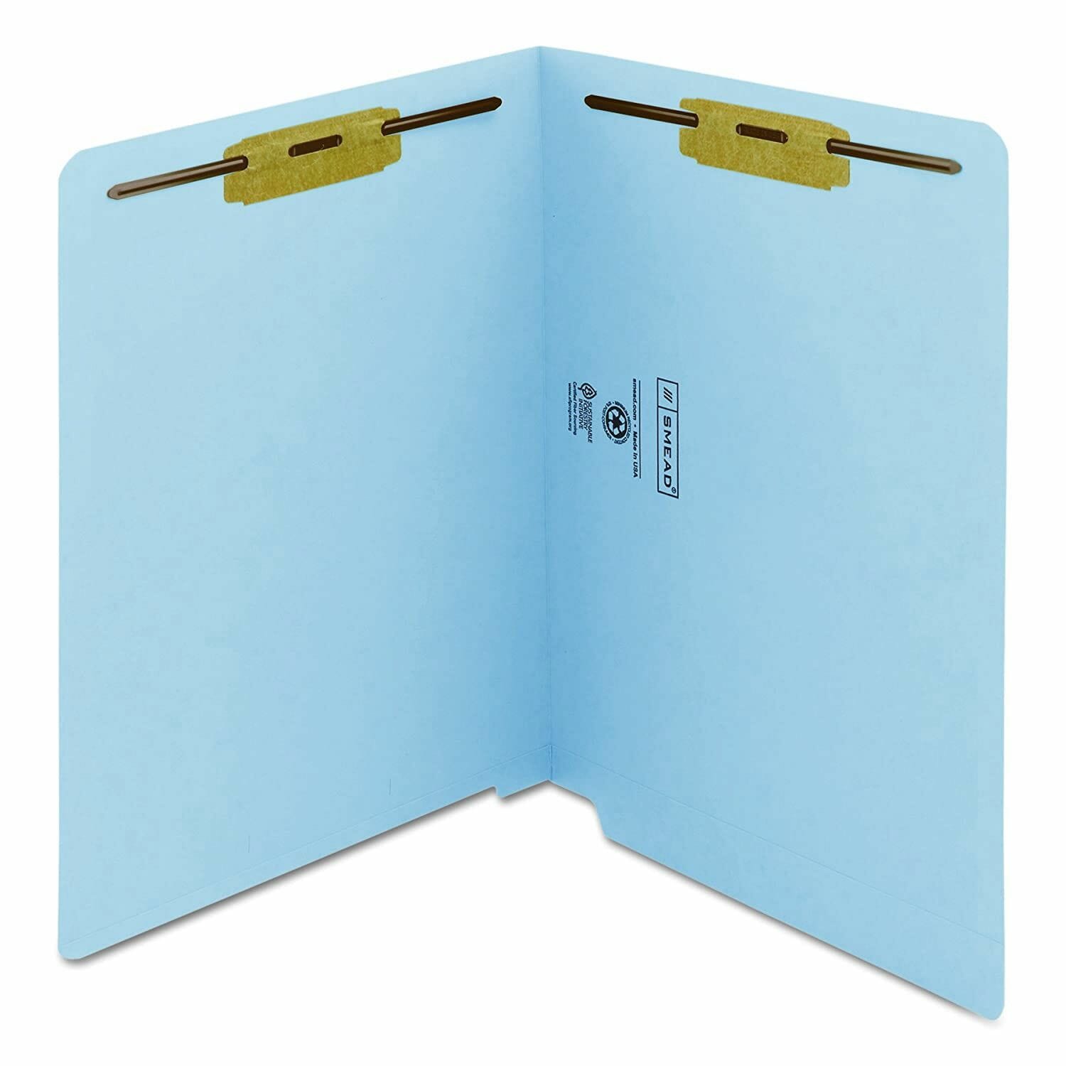 Colored End Tab Fastener Folders with Shelf-Master® Reinforced Tab Colored End Tab Fastener Folders with Shelf-Master® Reinforced Tab