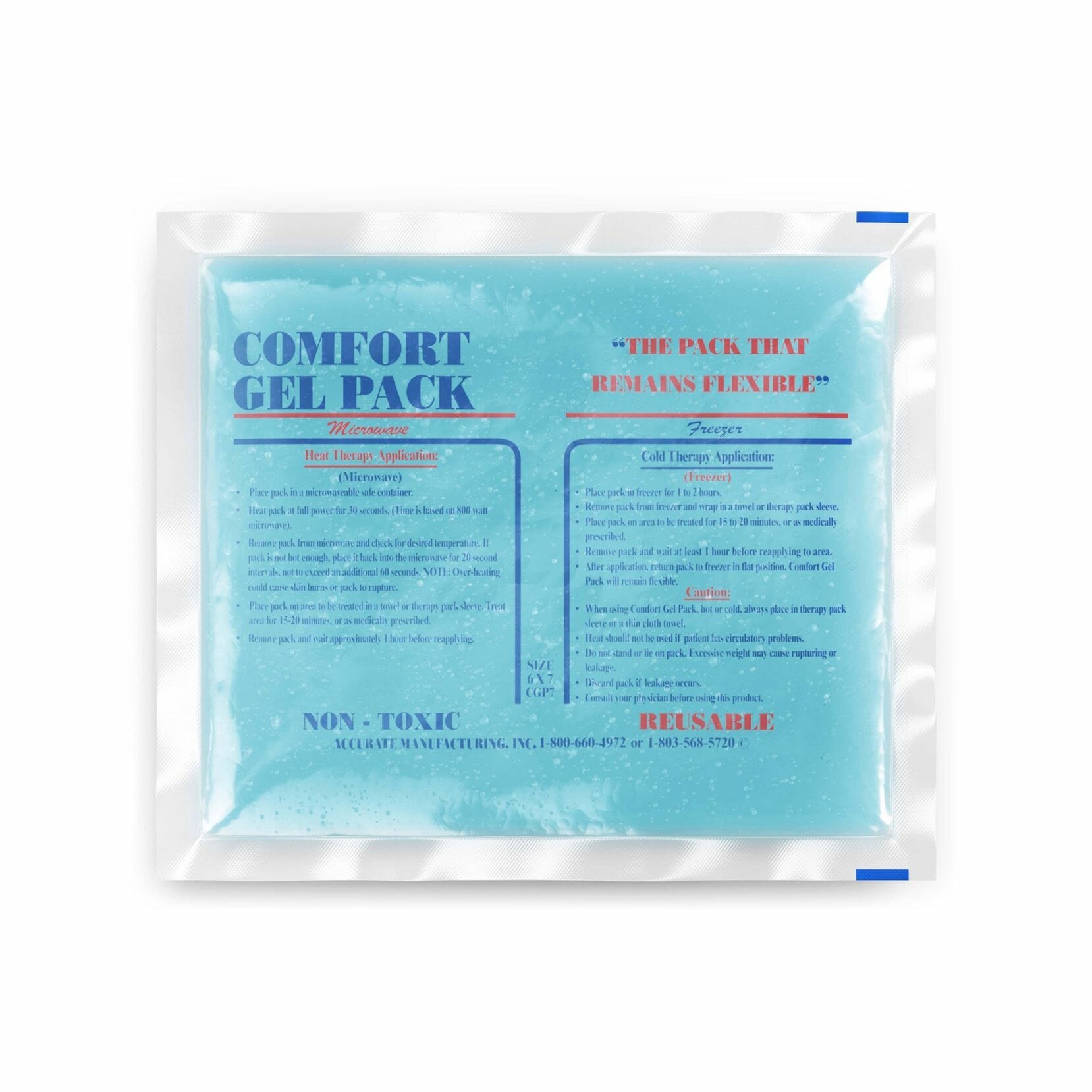Hot and Cold Packs 6" x 7" -3 Pack Hot and Cold Packs 6" x 7" -3 Pack