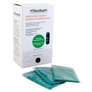 TheraBand Professional Latex Resistance Bands, 5 Foot, 30 Count