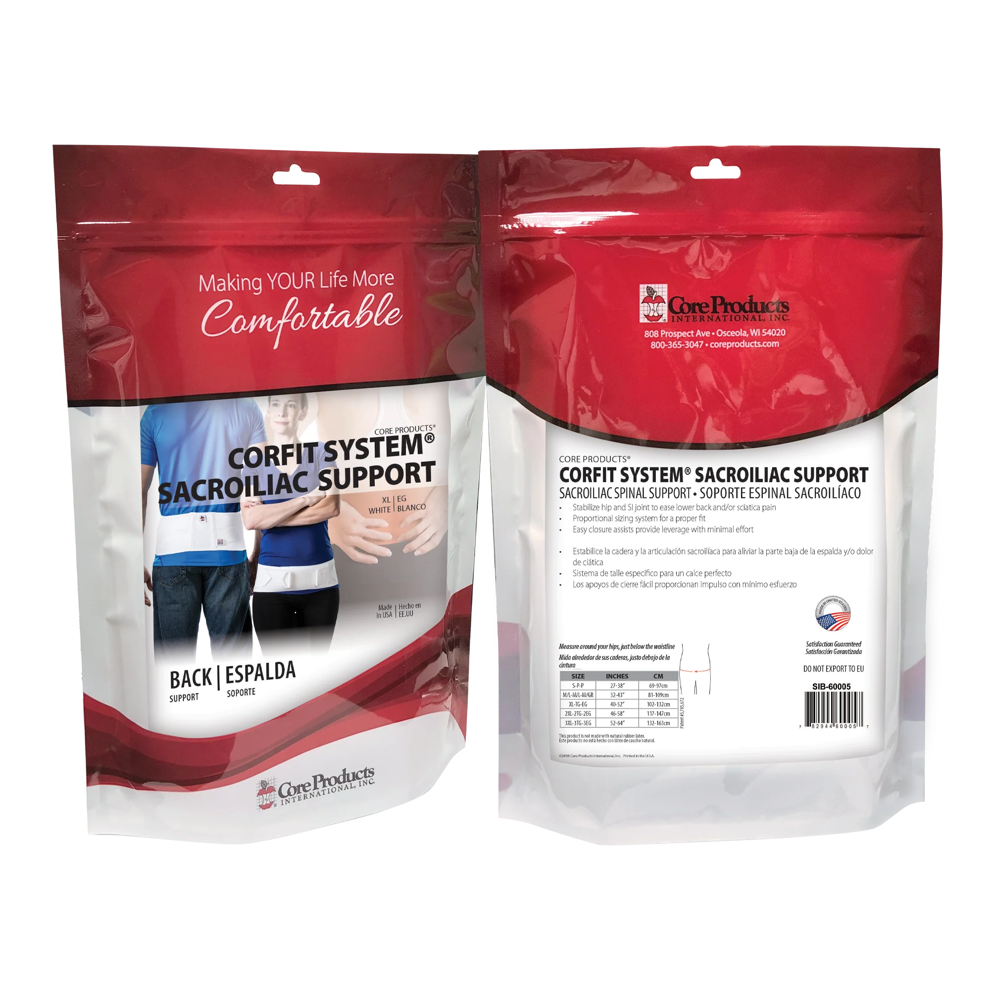 CorFit System Sacroiliac Support Belt CorFit System Sacroiliac Support Belt