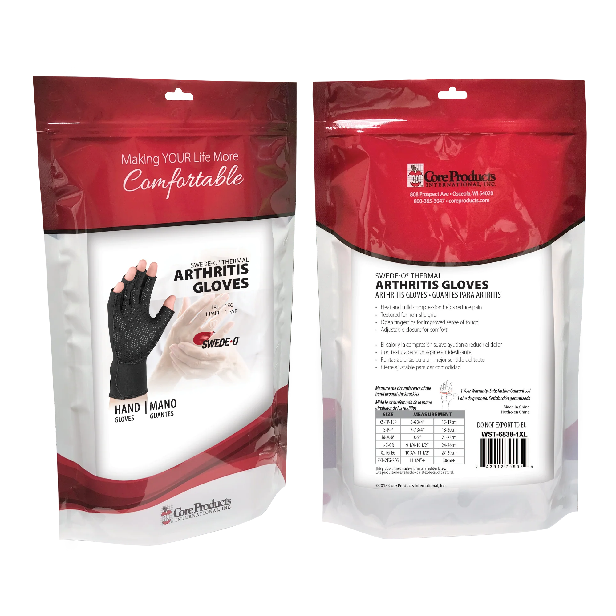 Swede-O Thermal Arthritis Gloves (pair) Swede-O Thermal Arthritis Gloves (pair)