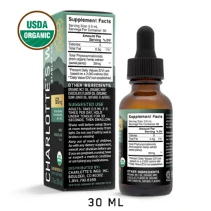Charlotte's Web CBD OIL: 60MG CBD 30ML