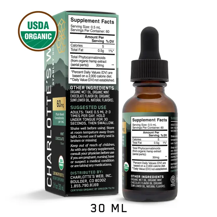 Charlotte's Web CBD OIL: 60MG CBD 30ML Charlotte's Web CBD OIL: 60MG CBD 30ML
