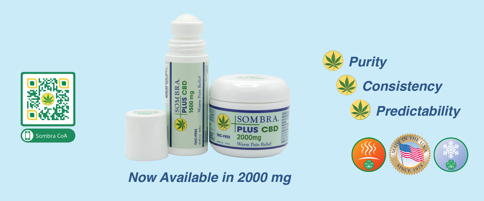 Sombra Plus Warm CBD Sombra Plus Warm CBD