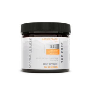 Charlotte's Web Gummies 25mg THC Free† Not for Resale in CA, VA, or GA