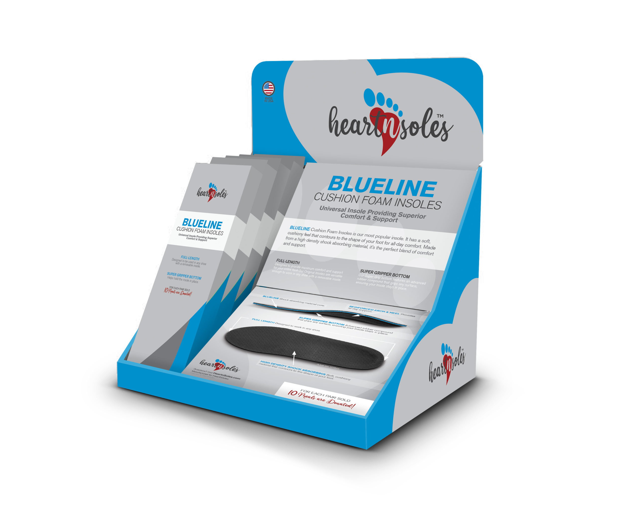 heartnsoles Blueline Insoles Starter Packs heartnsoles Blueline Insoles Starter Packs