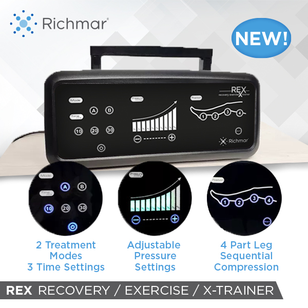 Richmar REX Combo Pneumatic Compression System for Muscle Recovery Richmar REX Combo Pneumatic Compression System for Muscle Recovery